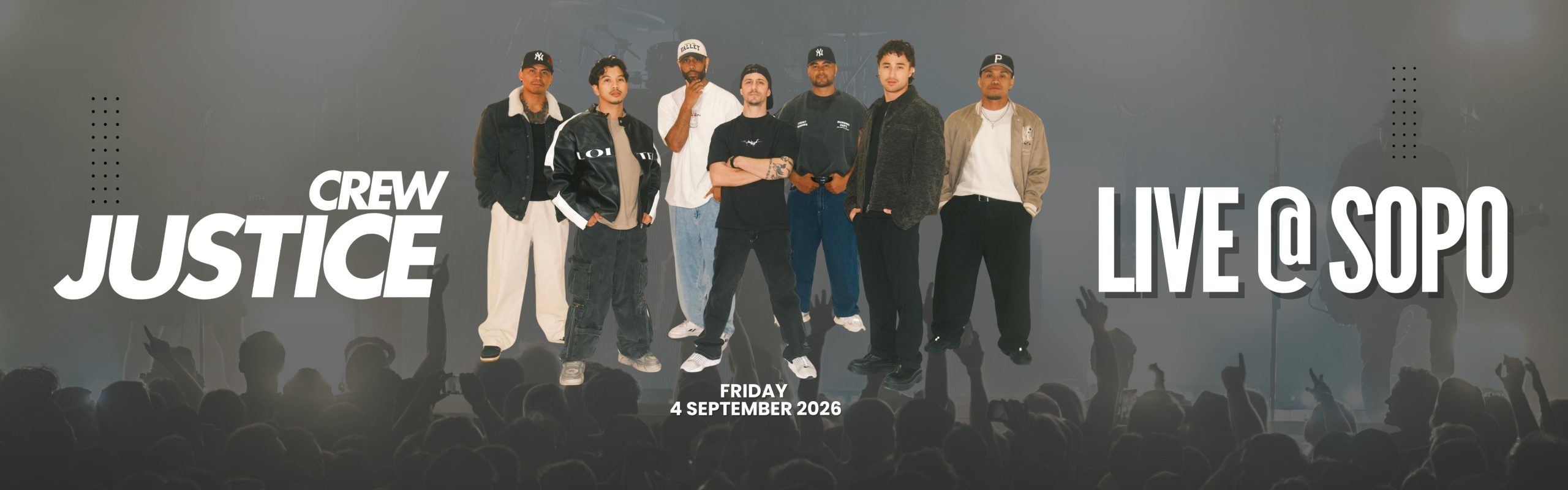 SOPO 040926 Web Event Banner Justice Crew